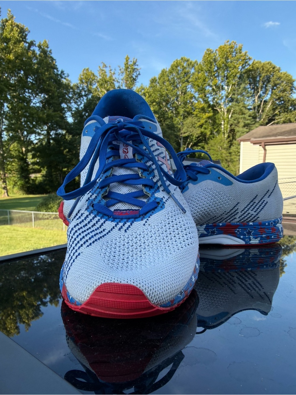ASICS GEL-DS Trainer 24 4th of July Women’s Running Shoes Size 11